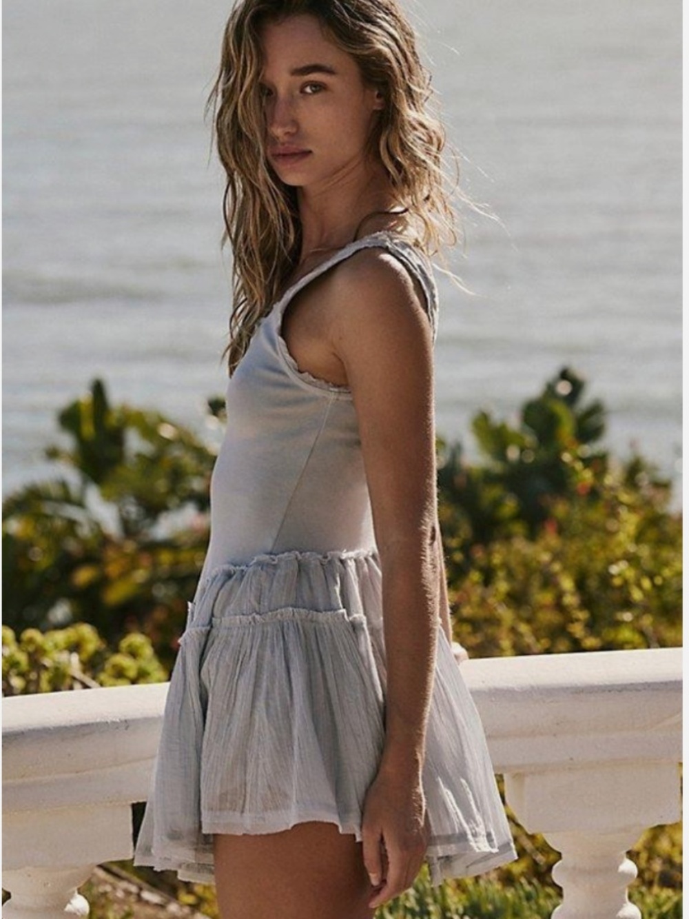 Free People IZI Drop Waist Mini Dress - Picture 3 of 4